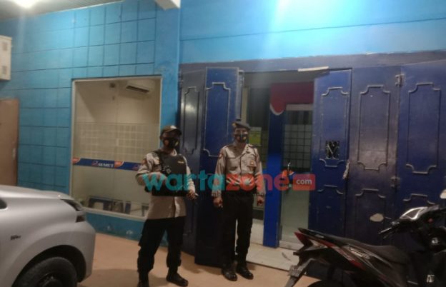 Personel Polsek Air Joman Asahan Patroli Blue Light ke Titik Rawan Kejahatan