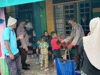 Polsek Air Joman Asahan Adakan Vaksinasi Covid-19 di Rumah Warga