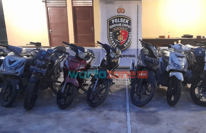 Tim Khusus Anti Bandit Polsek Simpang Empat Asahan Ringkus Spesialis Curanmor beserta Penadahnya