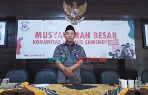 Ahmad Sa’ie Kembali Nakhodai Komunitas Jurnalis Sumenep