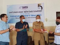 Anniversary ke-5, SMSI Sumenep Gelar Tasyakuran dan Santunan Anak Yatim