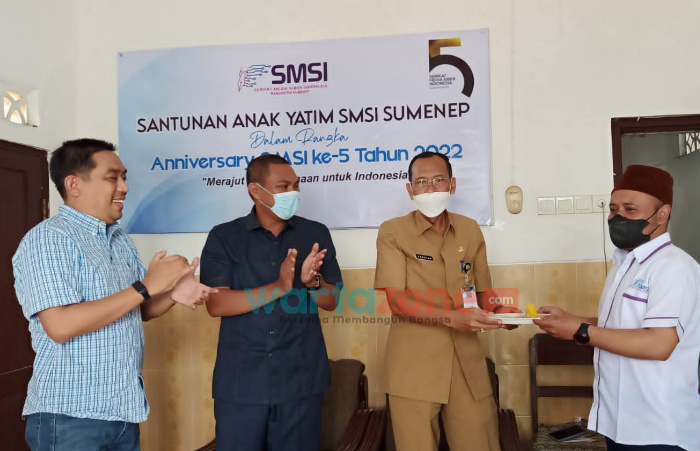 Anniversary ke-5, SMSI Sumenep Gelar Tasyakuran dan Santunan Anak Yatim