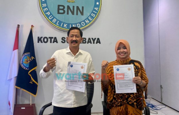 BNN Kota Surabaya Gandeng Stikosa AWS, Cegah Narkoba Masuk Kampus