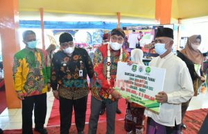 Bupati Achmad Fauzi Hadiri Launching Penyaluran BLT Desa se-Kabupaten Sumenep
