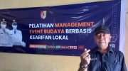 Disparbud Jember Adakan Pelatihan Manajemen Even Budaya Berbasis Kearifan Lokal