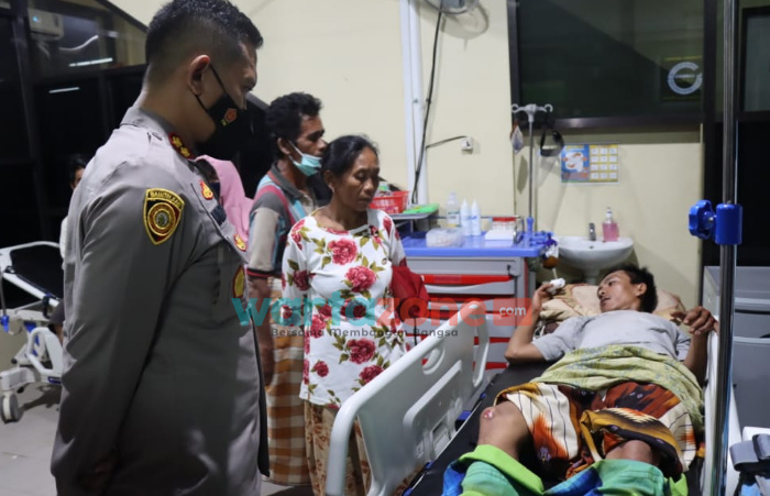 Kapolres Bondowoso Jenguk Para Korban Kecelakaan Maut Gunung Anyar
