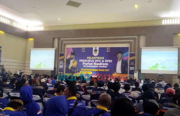 Lantik Pengurus DPC-DPRt NasDem se Kabupaten Jember, Ketua DPD_ Target Rebut Palu DPRD