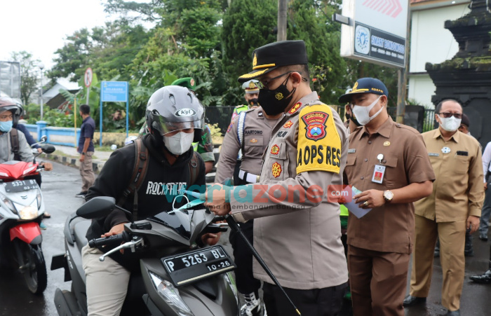 Polres Bondowoso Gelar Operasi Keselamatan Semeru, 8 Pelanggaran Jadi Atensi
