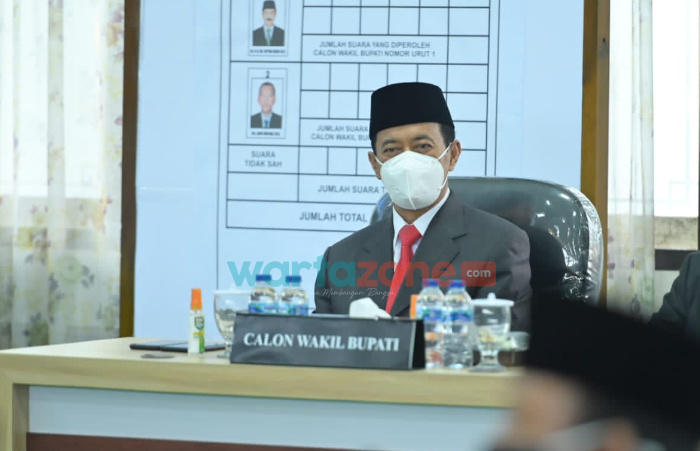 Wakil Bupati Pamekasan terpilih, Wabup Pamekasan Ir Fattah Jasin, Paripurna DPRD Pamekasan, DPRD Pamekasan, Berita Pamekasan,