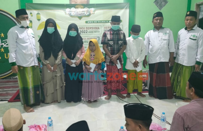 Berbagi Berkah Ramadan, Lazisnu Giliraja Santuni Anak Yatim dan Dhuafa