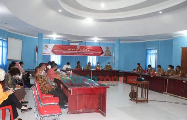 Bupati Nias Sambut Kunjungan Bapemperda Propinsi Sumatera Utara