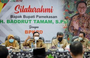 Lanjutkan Safari OPD, Bupati Pamekasan Kunjungi BAPPEDA dan BPKPD