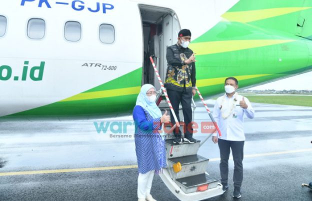 Jajal Maskapai Citilink, Bupati Sumenep Terbang Menuju Surabaya