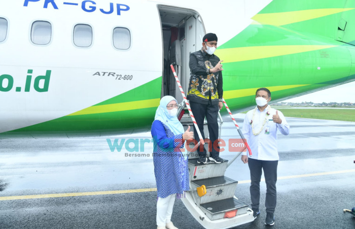 Jajal Maskapai Citilink, Bupati Sumenep Terbang Menuju Surabaya