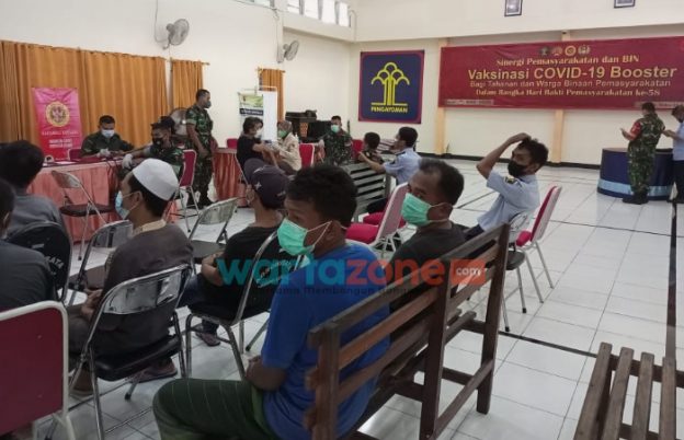 Sebanyak 150 Warga Binaan Lapas Jember Divaksin, Untuk Kasus Covid-19 Landai