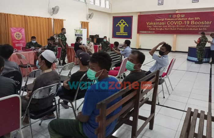 Sebanyak 150 Warga Binaan Lapas Jember Divaksin, Untuk Kasus Covid-19 Landai