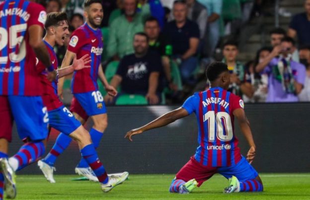 Barcelona Berhasil Amankan Tiga Poin di Kandang Real Betis