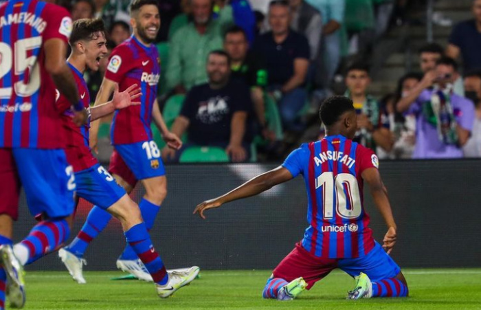 Barcelona Berhasil Amankan Tiga Poin di Kandang Real Betis