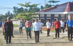 Gerakan Hidup Sehat, Bupati Nias Senam Bersama ASN