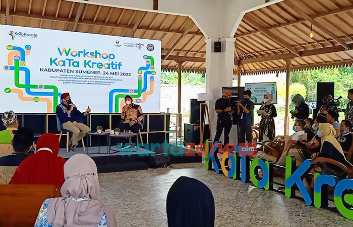 Hadir di Sumenep, Menteri Sandiaga Uno Berikan Dukungan dan Fasilitas bagi Pelaku Ekraf