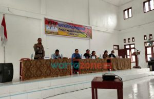 Inspektur Daerah Kabupaten Nias Ingatkan Pengelolaan Dana Desa saat Rakor di Kecamatan Idanogawo