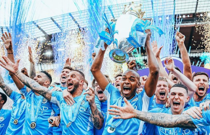 Manchester City Sukses Amankan Trophy Liga Inggris