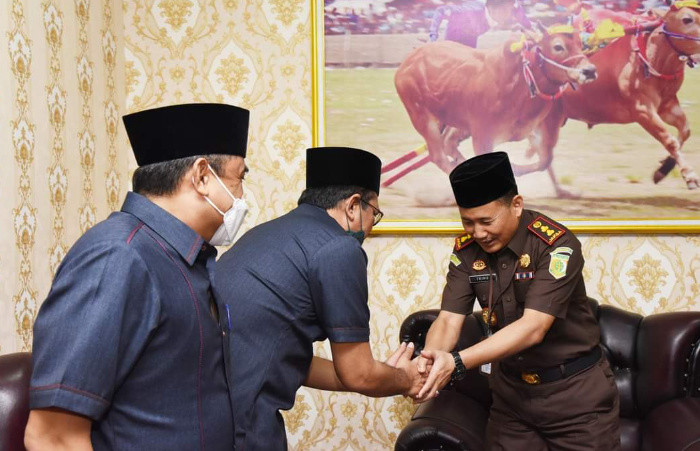 Momen Lebaran, Pimpinan DPRD Sumenep Silaturrahim ke Jajaran Forkopimda