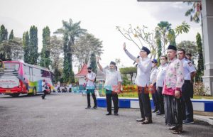 290 Santri Asal Jember Diberangkatkan Gus Firjaun Kembali Ke Ponpes Darussalam Banyuwangi