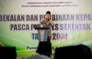 Bupati Baddrut Tamam Ajak Kepala Desa Terpilih Kuatkan Kolaborasi Pemkab dan Pemdes