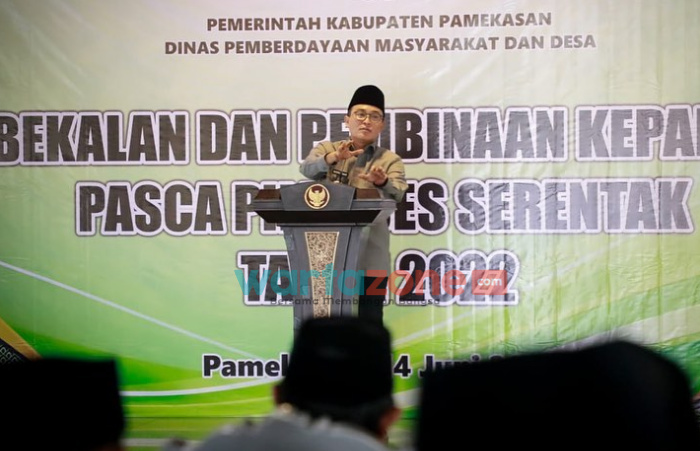 Bupati Baddrut Tamam Ajak Kepala Desa Terpilih Kuatkan Kolaborasi Pemkab dan Pemdes