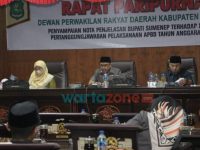 DPRD Sumenep Gelar Paripurna Nota Penjelasan Bupati Terhadap RP3 APBD 2021, Dorong Terwujudnya Konsistensi Kebijakan