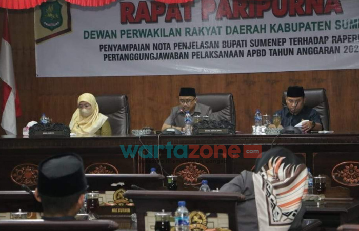 DPRD Sumenep Gelar Paripurna Nota Penjelasan Bupati Terhadap RP3 APBD 2021, Dorong Terwujudnya Konsistensi Kebijakan