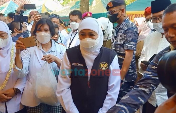 Gubernur Khofifah_ Hewan Kurban Tak Perlu Divaksin, Cukup Diberi Vitamin