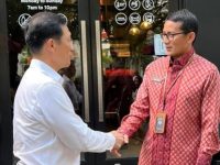 Kejar Kebangkitan Ekonomi, Menparekraf Sandiaga Uno Temui Petinggi Singapura