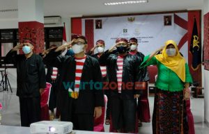 Lapas Narkotika Pamekasan Ikuti Upacara Peringatan Hari Lahir Pancasila Secara Virtual