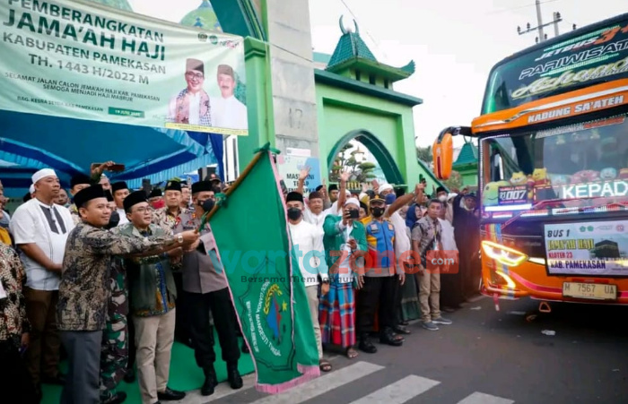 Lepas Jemaah Haji 2022, Mas Tamam_ Doakan Pamekasan Aman, Makmur dan Sejahtera