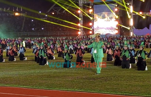 Opening Ceremony Porprov VII Jatim, Bupati Jember Tampil Nyanyikan Lagu Madura, Bupati Lumajang Bawa Jaran Kencak