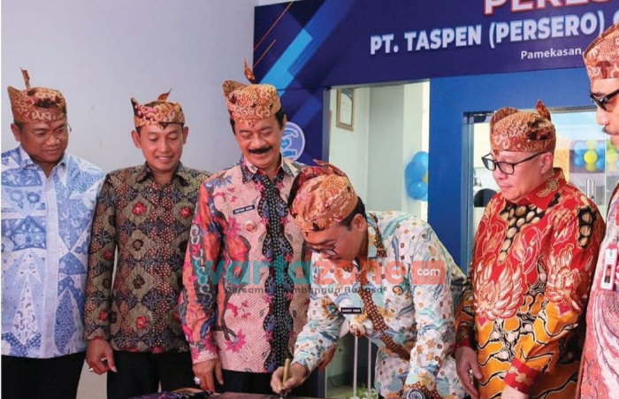 Resmikan Kantor PT. Taspen Cabang Madura, Bupati Pamekasan Ajak Pimpinan Daerah se-Madura Kolaborasi