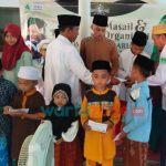 Salurkan Infak dan Sedekah Donatur, Lazisnu MWCNU Rubaru Rutin Gelar Santunan Anak Yatim