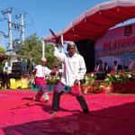 Silaturrahim di Pulau Sapeken, Bupati Sumenep Disambut Pencak Silat Suku Bajo