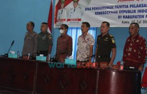 Bupati Nias Kukuhkan Panitia HUT RI Ke-77