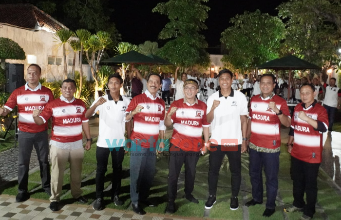Sambut Silaturrahim Tim Madura United, Bupati Pamekasan_ Mereka Inspirasi Bagi Generasi Olahraga