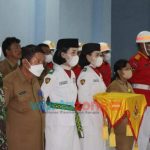Bupati Ya'atulo Gulo Kukuhkan 31 Paskibraka Kabupaten Nias