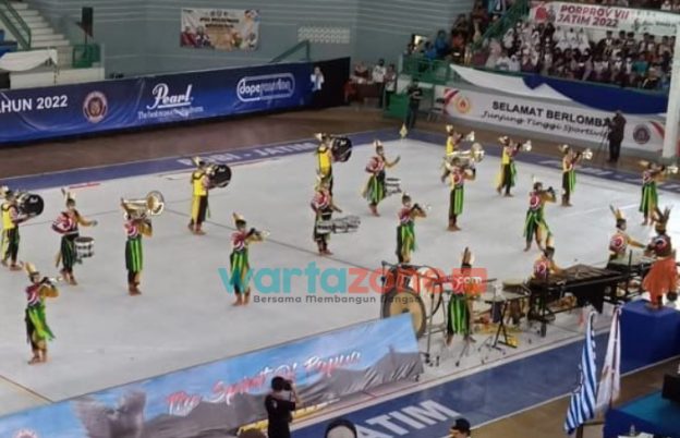 Drumband Jember Optimis Raih Emas di Even Porprov ke VII