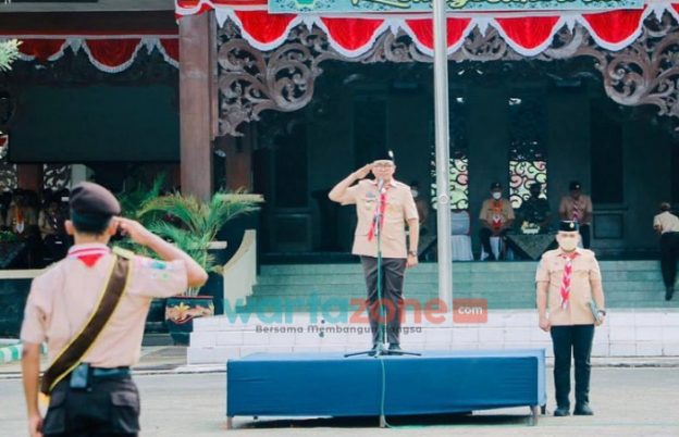 Peringati Hari Pramuka ke-61, Bupati Pamekasan_ Pramuka Wadah Penting Dalam Pembentukan Karakter Pemuda