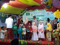 Peringati Tahun Baru Islam, LPI Nurul Ulum Konang Pamekasan Beri Santunan Anak Yatim
