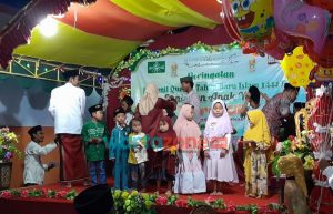 Peringati Tahun Baru Islam, LPI Nurul Ulum Konang Pamekasan Beri Santunan Anak Yatim