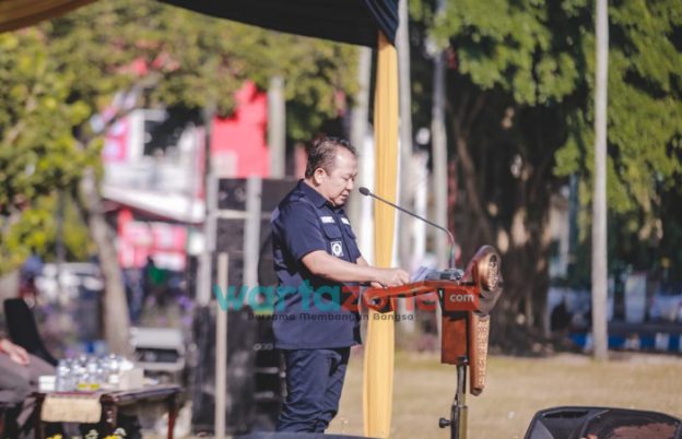 Bupati Hendy Pimpin Apel Penerjunan Peserta KKLP dan Asjar