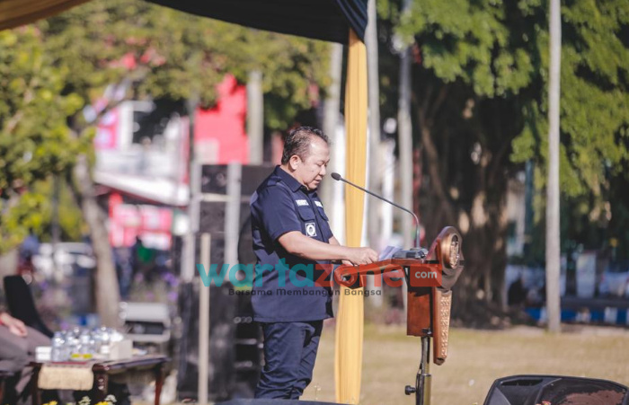 Bupati Hendy Pimpin Apel Penerjunan Peserta KKLP dan Asjar