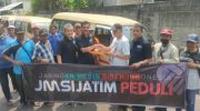 Ringankan Beban Sopir Angkot di Surabaya, JMSI Jatim Salurkan Bantuan Dana Pembelian BBM